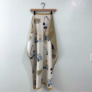 Construction baby blanket